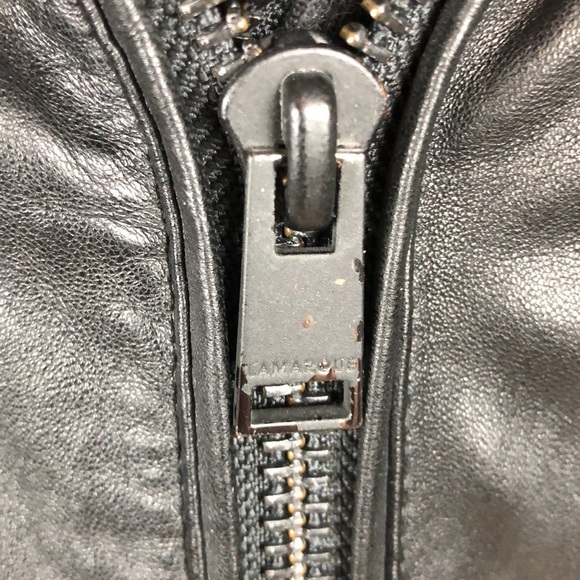 - LAMARQUE 100% Lambskin Leather Slayer Moto Jacket With Removable Hoodie … - Picture 16 of 17